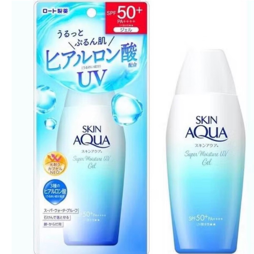 Skin Aqua Super Moisture UV Gel SPF50++++ Hyaluronic acid face Sunscreen